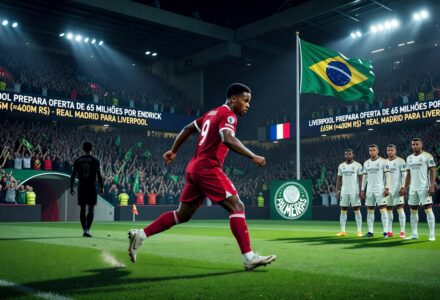 Liverpool prepara oferta de 65 milhões por Endrick