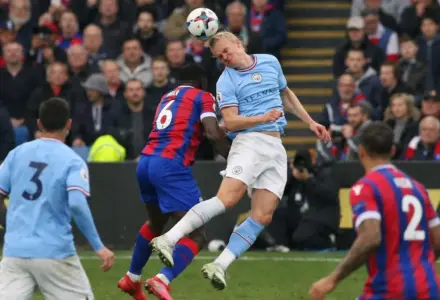 Haaland abre o placar e coloca o Manchester City na frente em Selhurst Park