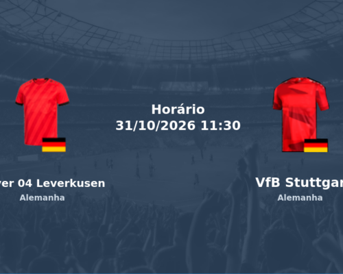 Bayer 04 Leverkusen VfB Stuttgart BayArena Alemanha Bundesliga 31 outubro 2026