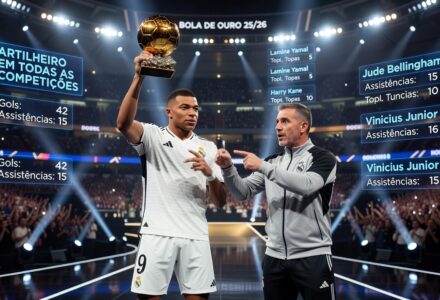 Asencio banca Mbappé na Bola de Ouro 25/26