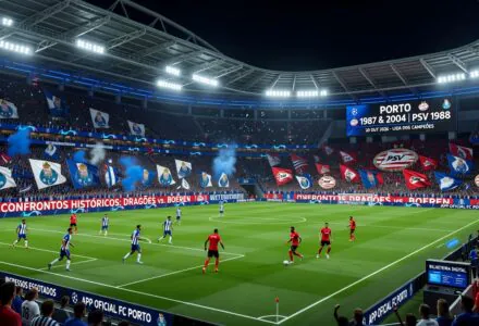 Porto recebe o PSV em 20 de outubro