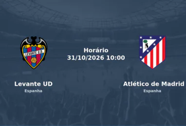 Levante UD Atlético de Madrid Ciudad de Valencia La Liga 31 outubro 2026