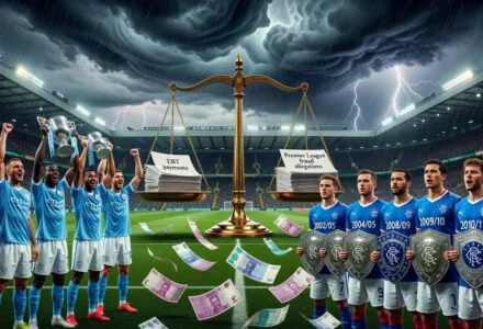 Manchester City reacende debate sobre 5 títulos do Rangers