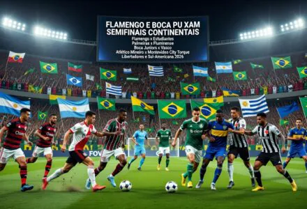 Flamengo e Boca puxam semifinais continentais